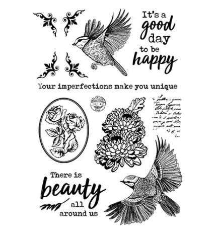 Studio Light Inner Peace Rub-on Transfers Quotes & Vintage Elements (JMA-IP-RUB03)