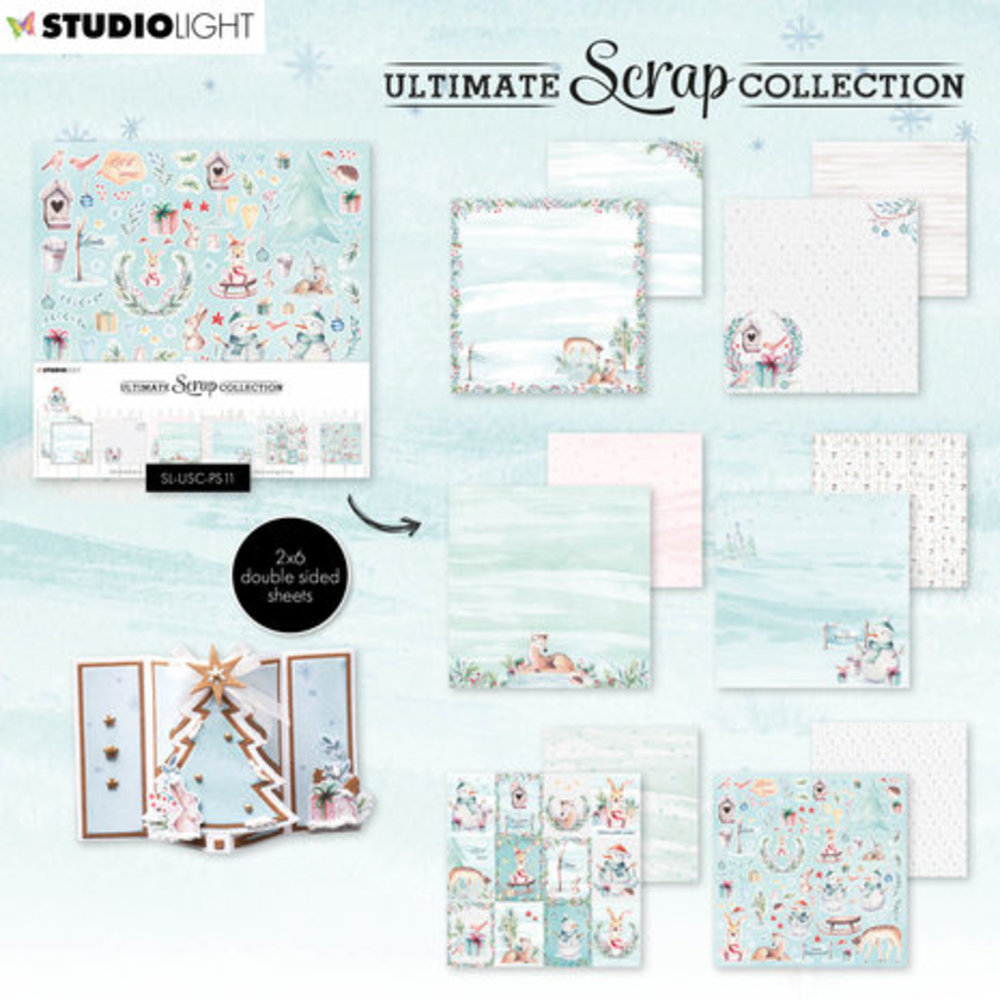 Studio Light Ultimate Scrap Collection Christmas 12x12 Inch Paper Pack (SL-USC-PS11) Studio Light Ultimate Scrap Collection Christmas 12x12 Inch Paper Pack (SL-USC-PS11)