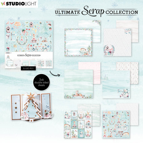 Studio Light Ultimate Scrap Collection Christmas 12x12 Inch Paper Pack (SL-USC-PS11) Studio Light Ultimate Scrap Collection Christmas 12x12 Inch Paper Pack (SL-USC-PS11)