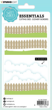 Studio Light Sweet Stories Snijmal Border Fence (SL-SS-CD401)