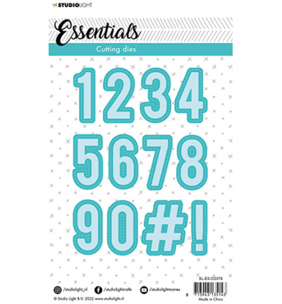 Studio Light Essentials Snijmal Big Numbers (SL-ES-CD378) Studio Light Essentials Snijmal Big Numbers (SL-ES-CD378)