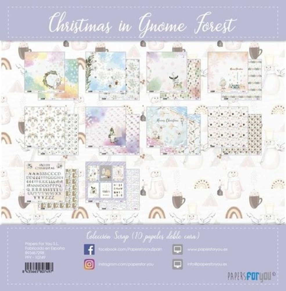 Papers For You Christmas In Gnome Forest 12x12 Inch Paper Pack (10pcs) (PFY-10749) Papers For You Christmas In Gnome Forest 12x12 Inch Paper Pack (10pcs) (PFY-10749)