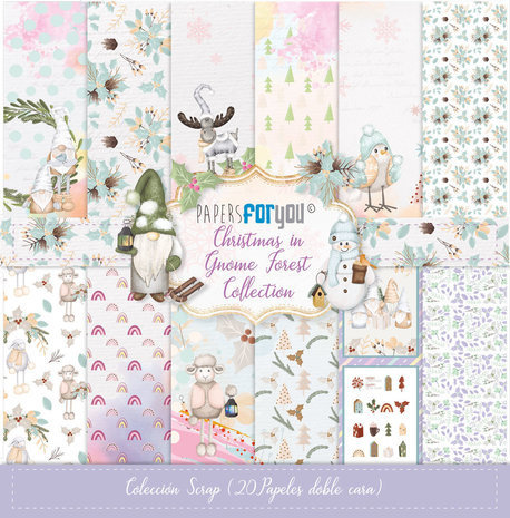 Papers For You Christmas In Gnome Forest 8x8 Inch Paper Pack (20pcs) (PFY-10879) Papers For You Christmas In Gnome Forest 8x8 Inch Paper Pack (20pcs) (PFY-10879)
