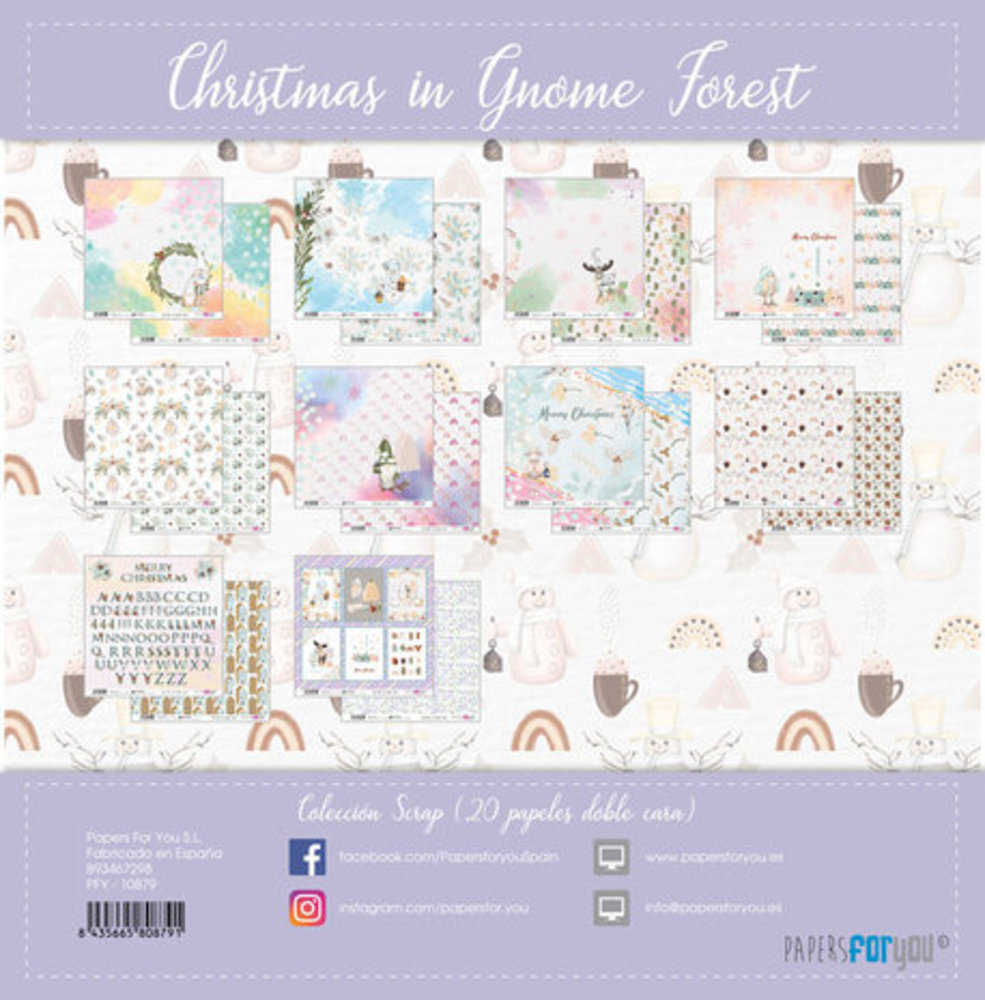 Papers For You Christmas In Gnome Forest 8x8 Inch Paper Pack (20pcs) (PFY-10879) Papers For You Christmas In Gnome Forest 8x8 Inch Paper Pack (20pcs) (PFY-10879)