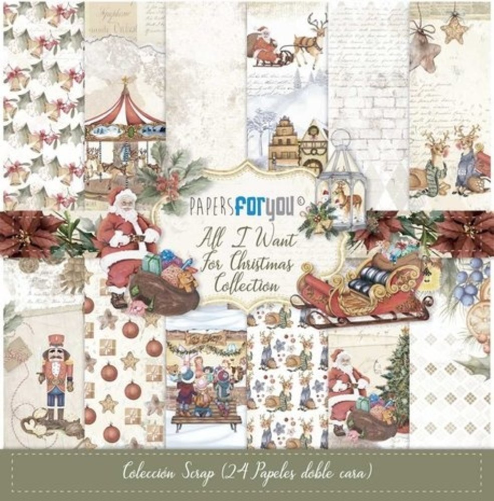 Papers For You All I Want For Christmas 6x6 Inch Paper Pack (24pcs) (PFY-10817)