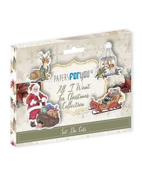Papers For You All I Want For Christmas Die Cuts (PFY-10815) Papers For You All I Want For Christmas Die Cuts (PFY-10815)
