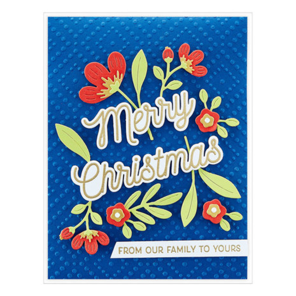 Spellbinders Celebrate The Season Many Merry Christmas Sentiments Clear Stamp & Die Set (SDS-175) Spellbinders Celebrate The Season Many Merry Christmas Sentiments Clear Stamp & Die Set (SDS-175)