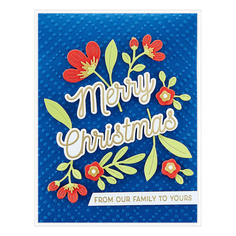 Spellbinders Celebrate The Season Many Merry Christmas Sentiments Clear Stamp & Die Set (SDS-175) Spellbinders Celebrate The Season Many Merry Christmas Sentiments Clear Stamp & Die Set (SDS-175)