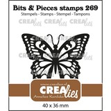 Crealies Bits & Pieces Clear Stamp Swallowtail Butterfly (CLBP269)