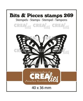 Crealies Bits & Pieces Clear Stamp Swallowtail Butterfly (CLBP269)