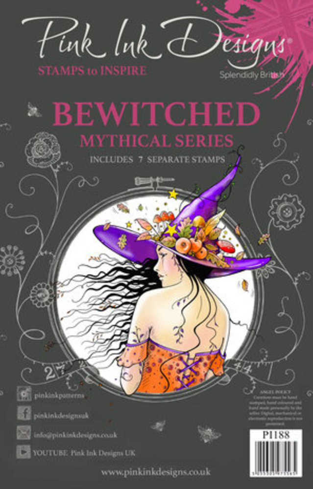 Pink Ink Designs Mythical Series Bewitched A5 Clear Stamps (PI188) Pink Ink Designs Mythical Series Bewitched A5 Clear Stamps (PI188)