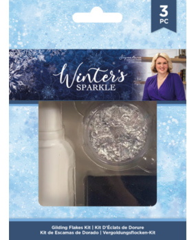 Crafter's Companion Winter’s Sparkle Silver Gilding Flakes Kit (S-WISP-GILDKIT) Crafter's Companion Winter’s Sparkle Silver Gilding Flakes Kit (S-WISP-GILDKIT)