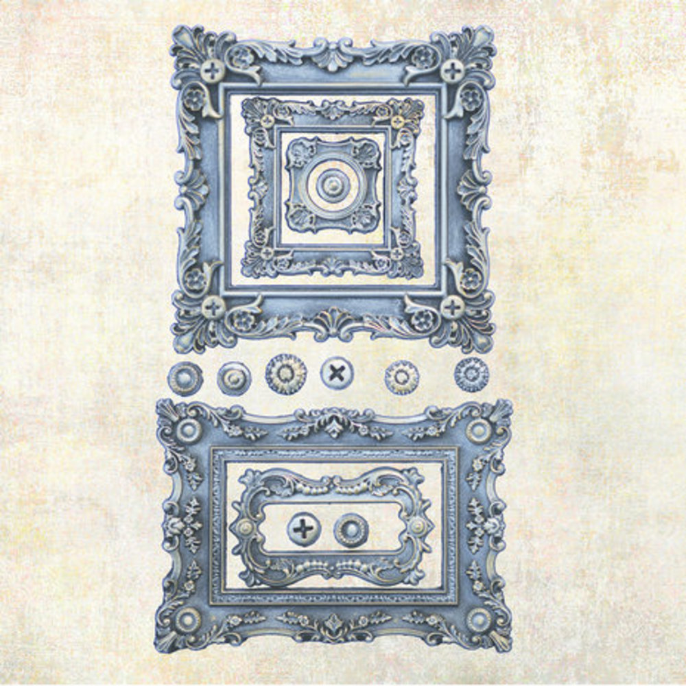 Prima Marketing Inc Finnabair Imaginarium Baroque Frames Moulds (969363) Prima Marketing Inc Finnabair Imaginarium Baroque Frames Moulds (969363)
