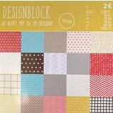 Craft Sensations Dots and Lines 10x10cm Design Block (CR0730/22T)