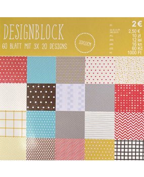 Craft Sensations Dots and Lines 10x10cm Design Block (CR0730/22T) Craft Sensations Dots and Lines 10x10cm Design Block (CR0730/22T)