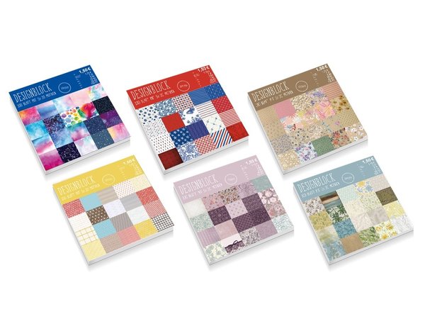 Craft Sensations Dots and Lines 10x10cm Design Block (CR0730/22T) Craft Sensations Dots and Lines 10x10cm Design Block (CR0730/22T)