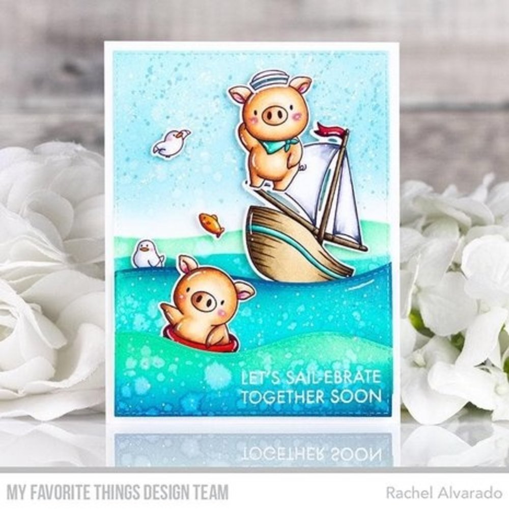 My Favorite Things Pig Time Fun Clear Stamps (YUZU-005)