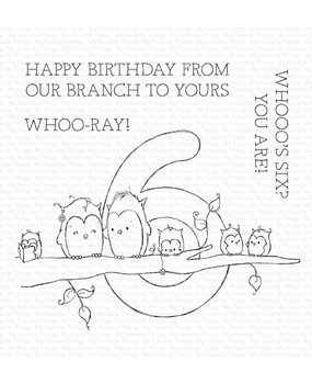 My Favorite Things Number Fun 6 Clear Stamps (RAM-041)