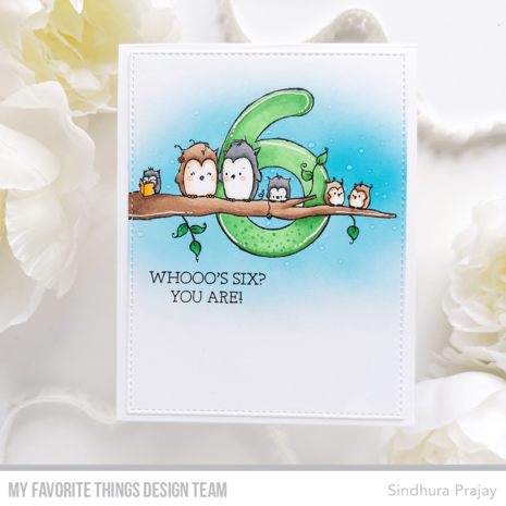 My Favorite Things Number Fun 6 Clear Stamps (RAM-041)