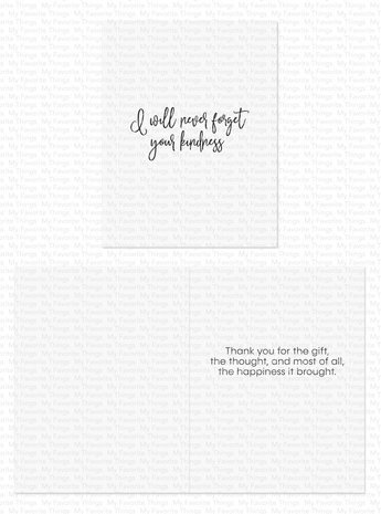 My Favorite Things Inside & Out Thank You Clear Stamps (CS-721)