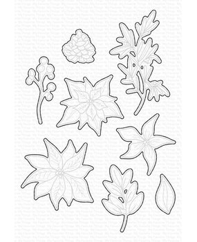 My Favorite Things Die-namics Pretty Poinsettias (MFT-2396)