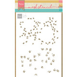 Marianne Design Masking Stencil A5 Tiny's Bird & Deer Prints (PS8134)*