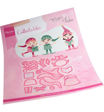 Marianne Design Collectable Christmas Elves by Eline & Marleen (COL1518) Marianne Design Collectable Christmas Elves by Eline & Marleen (COL1518)