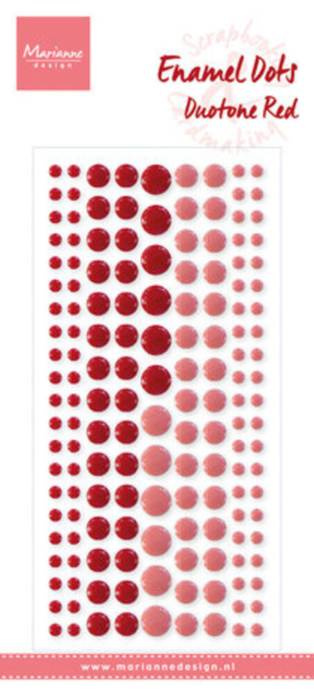 Marianne Design Enamel Dots Duotone Red (PL4521) Marianne Design Enamel Dots Duotone Red (PL4521)