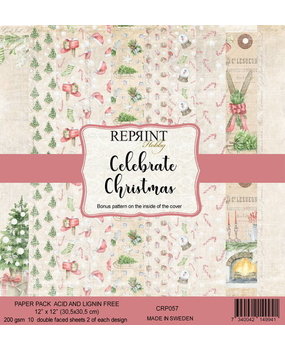 Reprint Celebrate Christmas 12x12 Inch Paper Pack (CRP057) Reprint Celebrate Christmas 12x12 Inch Paper Pack (CRP057)