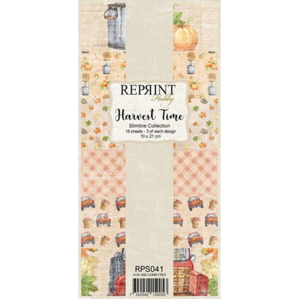 Reprint Harvest Time Slimline Paper Pack (RPS041) - Paperpads.nl