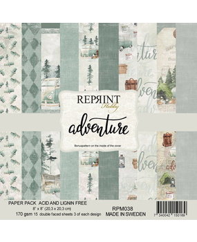 Reprint Adventure 8x8 Inch Paper Pack (RPM038) Reprint Adventure 8x8 Inch Paper Pack (RPM038)