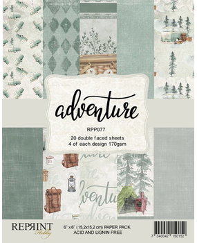 Reprint Adventure 6x6 Inch Paper Pack (RPP077) Reprint Adventure 6x6 Inch Paper Pack (RPP077)