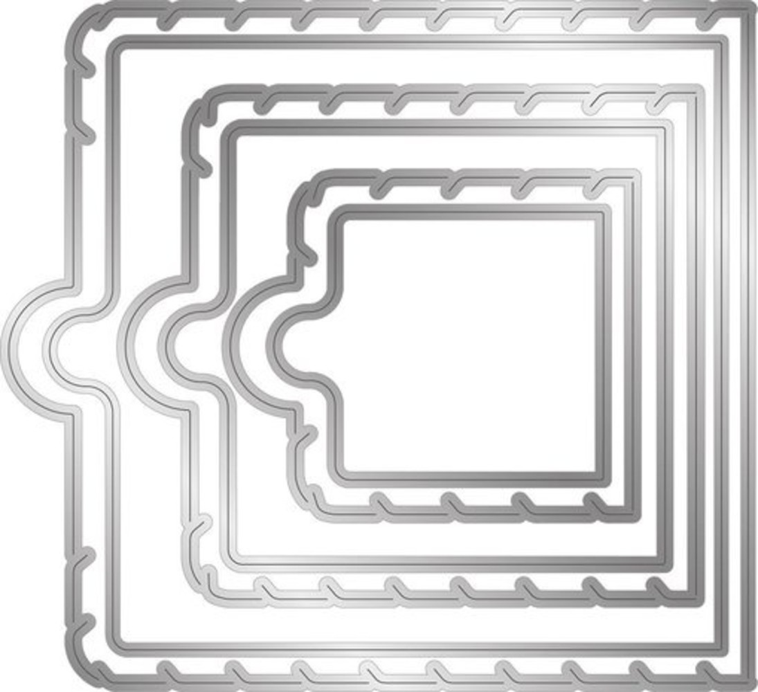 Gemini Door Reveal Stamp & Die Square (GEM-STD-SDR) Gemini Door Reveal Stamp & Die Square (GEM-STD-SDR)