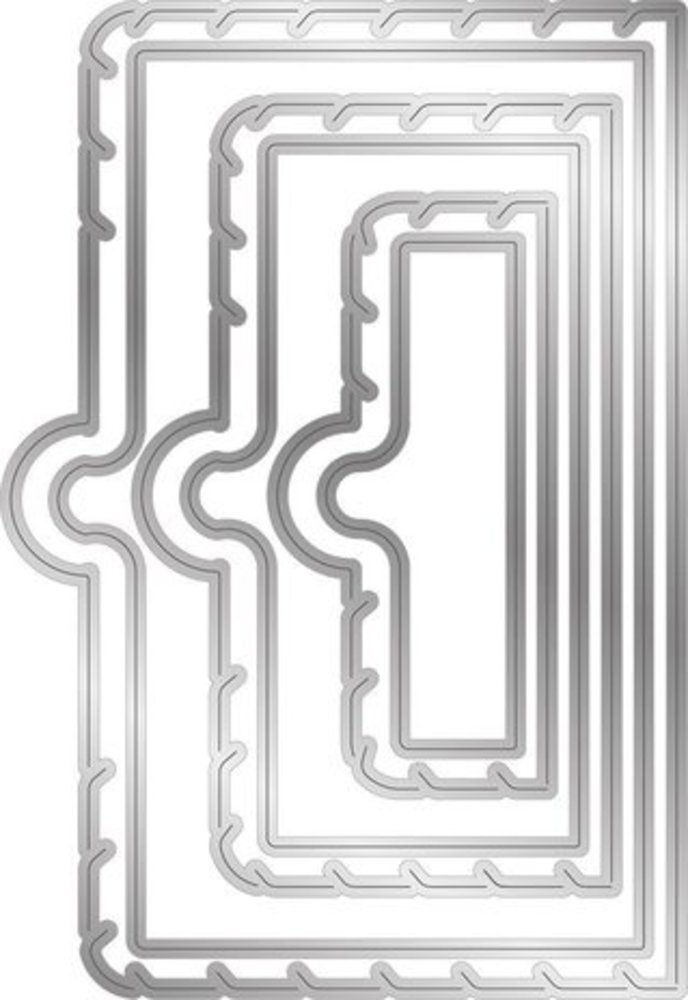 Gemini Door Reveal Stamp & Die Rectangle (GEM-STD-RDR) Gemini Door Reveal Stamp & Die Rectangle (GEM-STD-RDR)