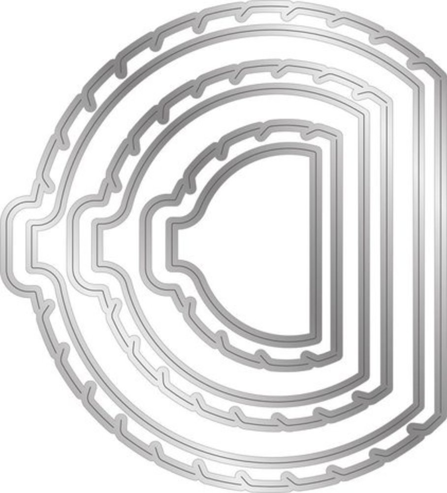 Gemini Door Reveal Stamp & Die Curved (GEM-STD-CDR)