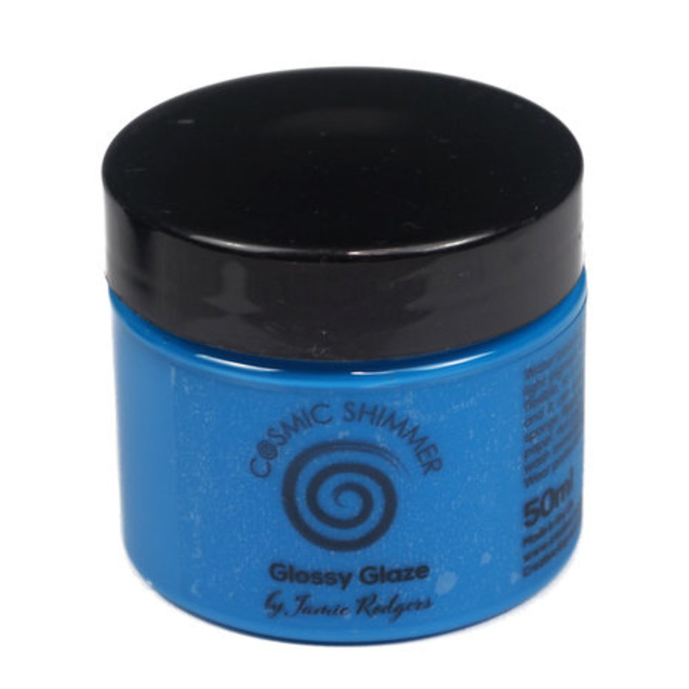 Cosmic Shimmer Glossy Glaze Curious Blue (CSGGCURIOUS)
