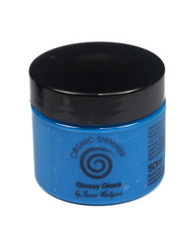 Cosmic Shimmer Glossy Glaze Curious Blue (CSGGCURIOUS)