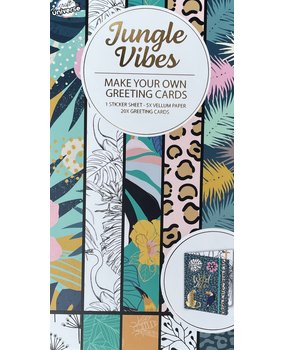 Craft Universe Jungle Vibes Slimline Paper Pad (3010421) Craft Universe Jungle Vibes Slimline Paper Pad (3010421)