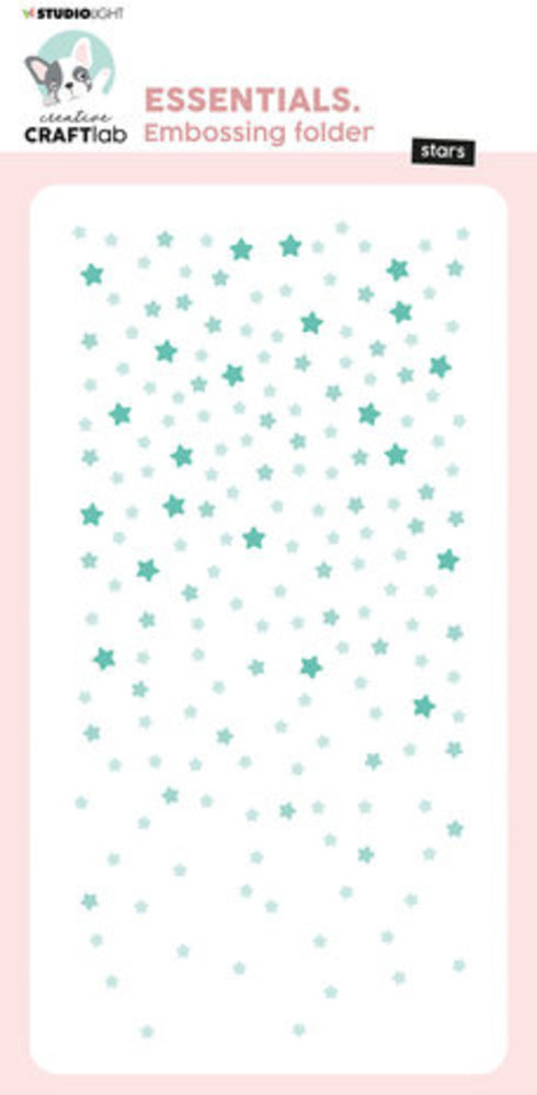 Creative Craftlab Essentials 3D Embossing Folder Stars (CCL-ES-EMB12)
