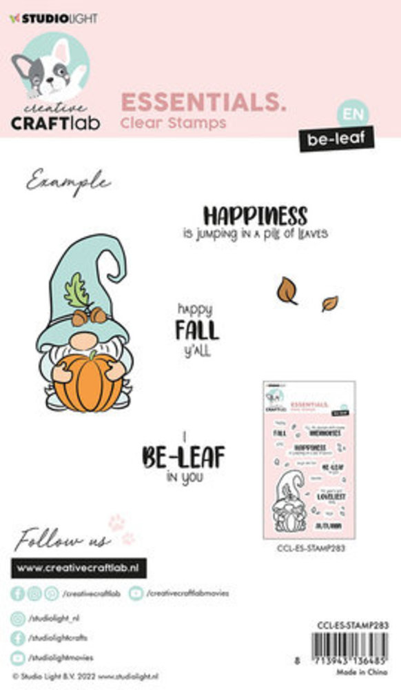 Creative Craftlab Essentials Clear Stamps Be-leaf (CCL-ES-STAMP283) Creative Craftlab Essentials Clear Stamps Be-leaf (CCL-ES-STAMP283)