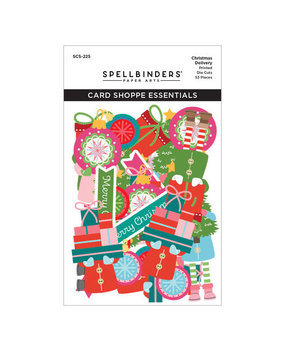 Spellbinders Oh What Fun Christmas Delivery Printed Die Cuts (SCS-225) Spellbinders Oh What Fun Christmas Delivery Printed Die Cuts (SCS-225)