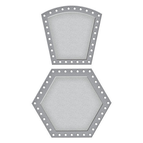 Spellbinders Christmas Flea Market Finds Snijmal Vintage Handcrafted Hexagon Base and Side Bowl (CH-015) Spellbinders Christmas Flea Market Finds Snijmal Vintage Handcrafted Hexagon Base and Side Bowl (CH-015)