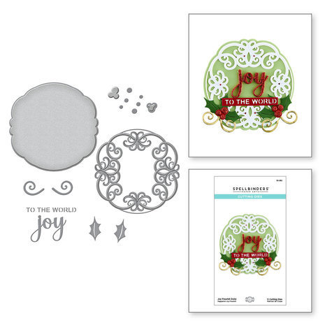 Spellbinders Christmas Flourish Snijmal Joy Flourish Doily (S5-532) Spellbinders Christmas Flourish Snijmal Joy Flourish Doily (S5-532)