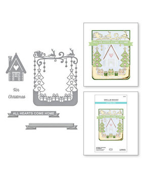 Spellbinders Christmas Flourish Snijmal All Hearts Come Home A2 Cardfront (S5-534) Spellbinders Christmas Flourish Snijmal All Hearts Come Home A2 Cardfront (S5-534)