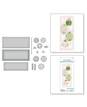 Spellbinders Christmas Flourish Snijmal Slimline Flourished Ornament (S6-201)