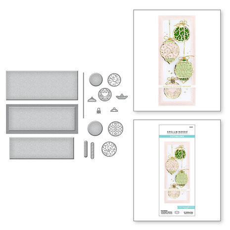 Spellbinders Christmas Flourish Snijmal Slimline Flourished Ornament (S6-201)