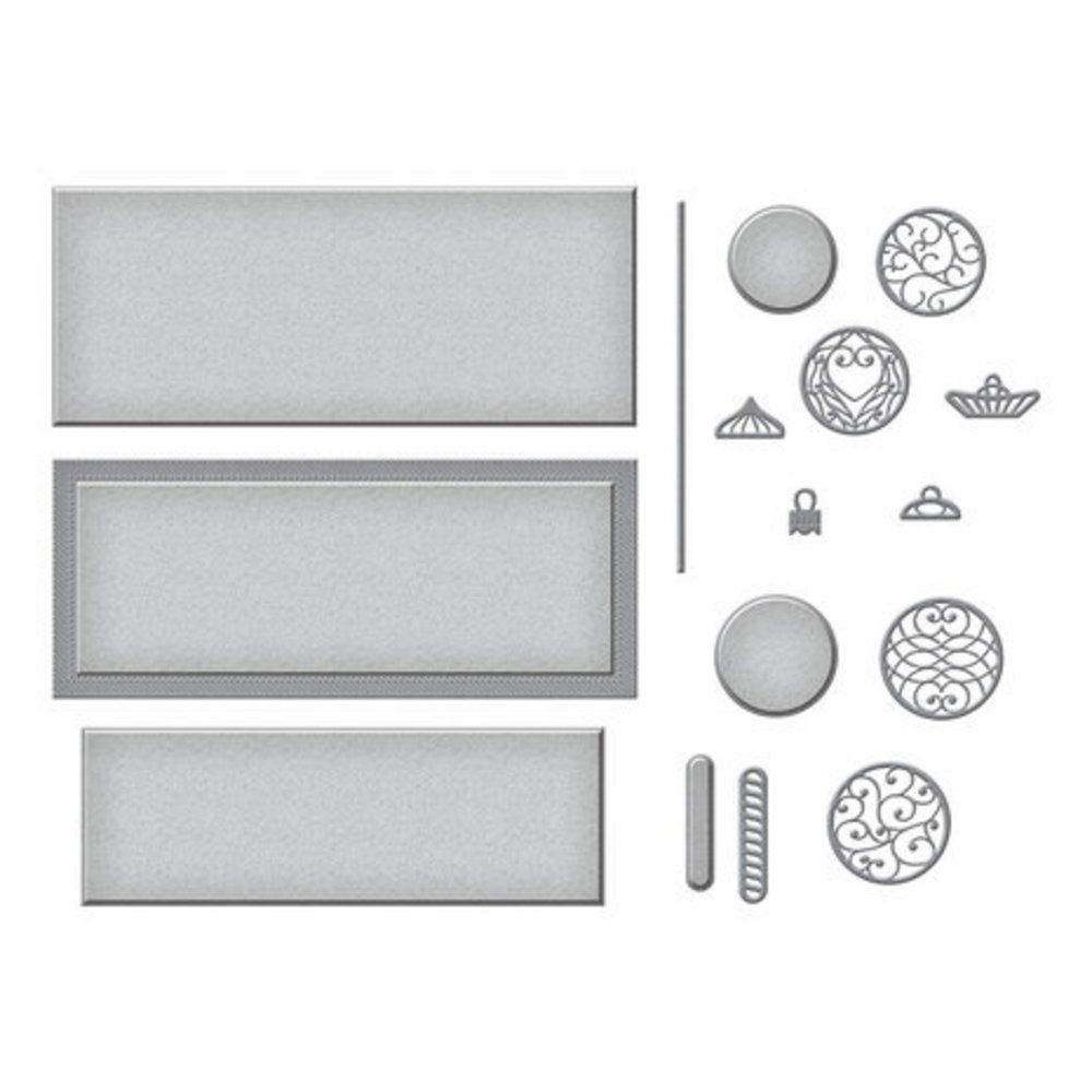 Spellbinders Christmas Flourish Snijmal Slimline Flourished Ornament (S6-201)