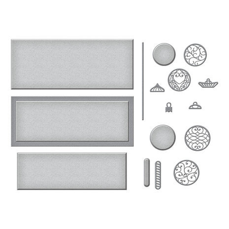 Spellbinders Christmas Flourish Snijmal Slimline Flourished Ornament (S6-201)