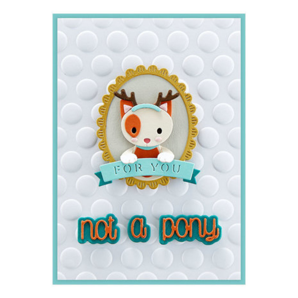 Spellbinders Holiday Cheer Enclosed Snijmal It's Not a Puppy (S2-349)