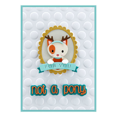 Spellbinders Holiday Cheer Enclosed Snijmal It's Not a Puppy (S2-349)
